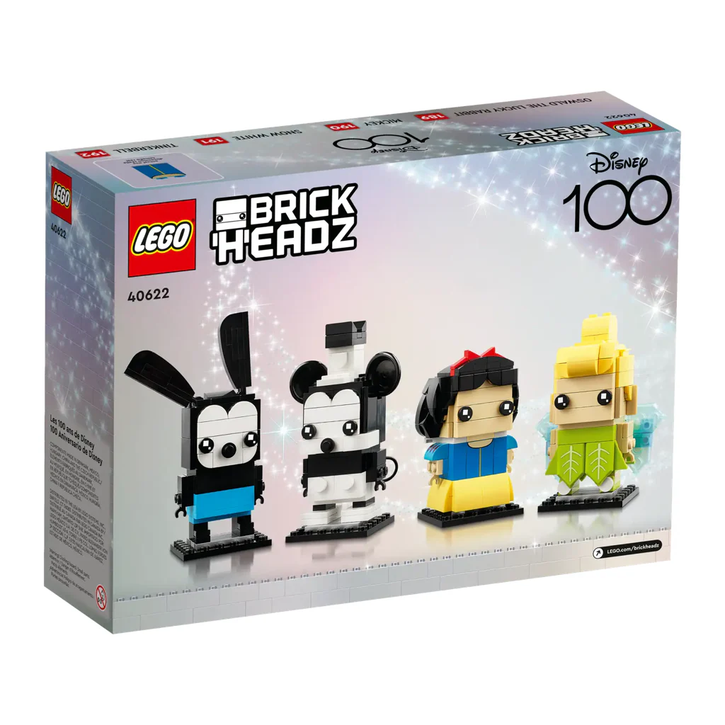 40622 Disney 100th Celebration - New, Sealed, Retired LEGO Disney BrickHeadz Set - Image 4