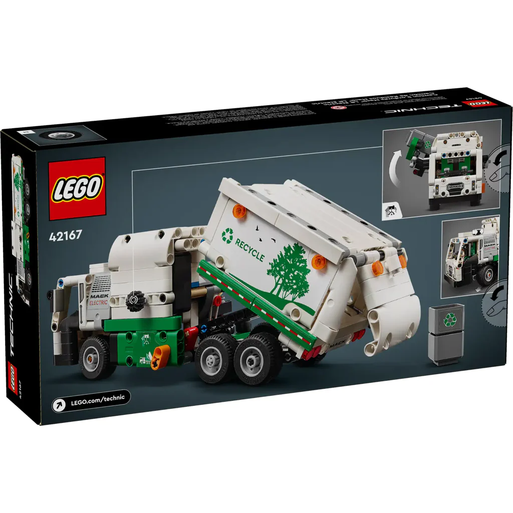 42167 Mack LR Electric Garbage Truck - New LEGO Technic Set - Image 4