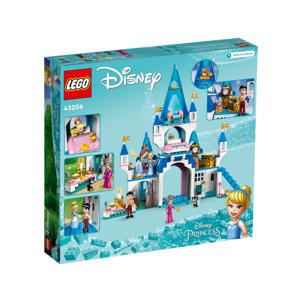 Cinderella and Prince Charming's Castle 43206 - New LEGO Disney Set - Image 6