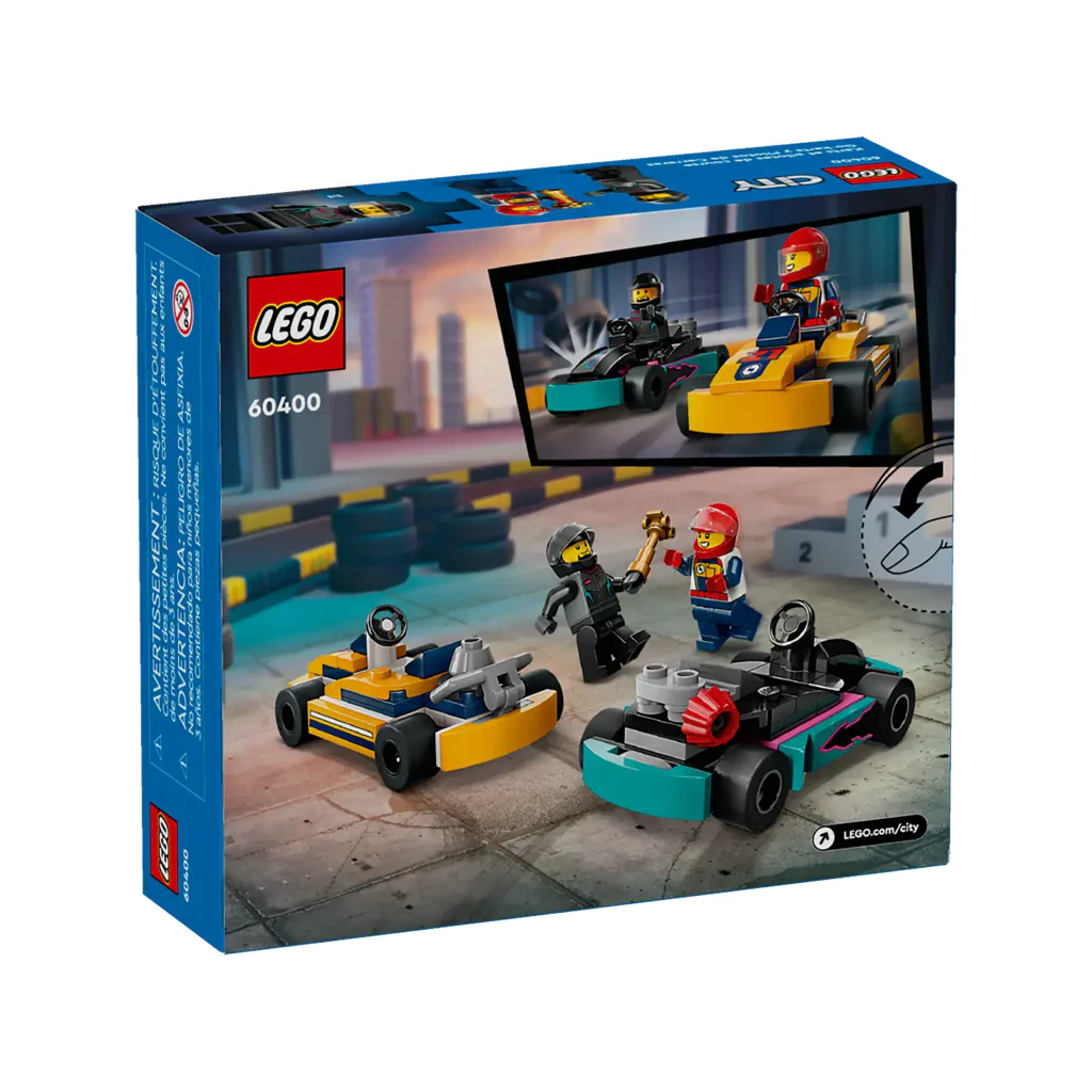 60400 Go-Karts and Race Drivers - New LEGO City Set - Image 4