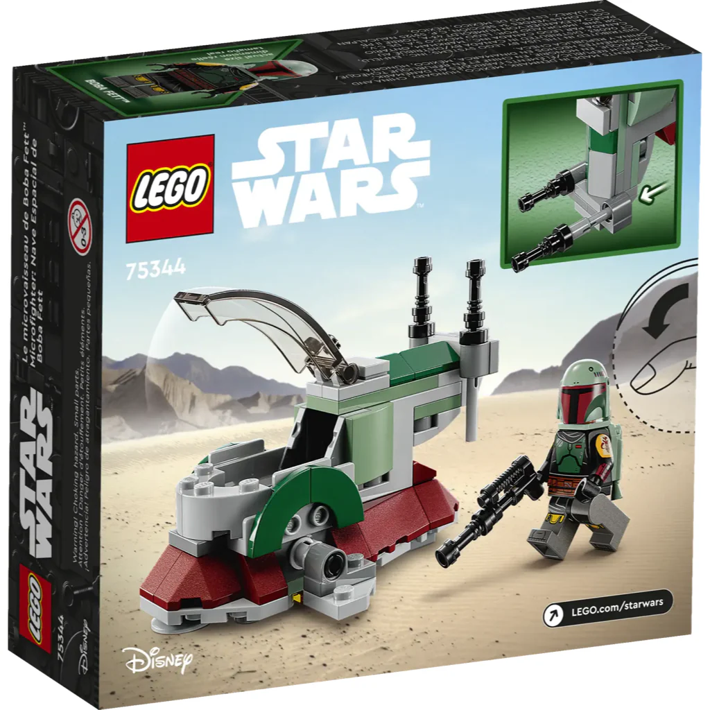 Boba Fett's Starship™ Microfighter 75344 - New, Sealed, Retired LEGO Star Wars Set - Image 4