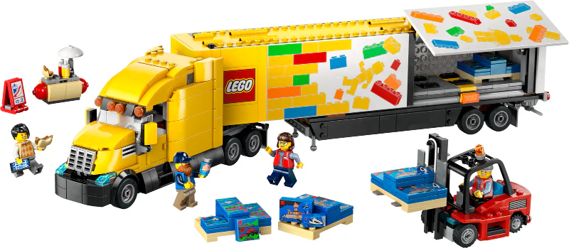 60440 Yellow Delivery Truck - New LEGO City Set - Image 3